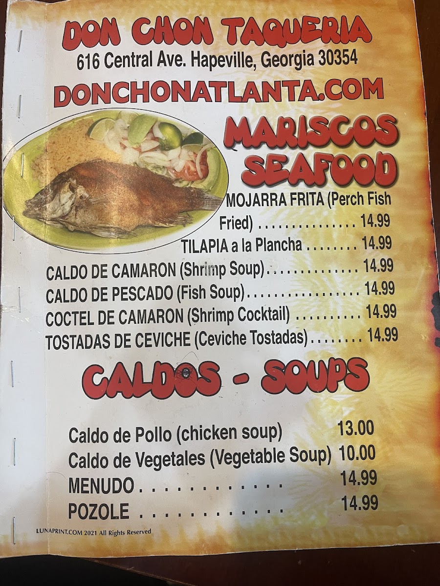 Menu - Don Chon photo 8